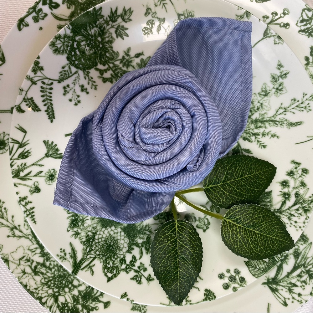 Elegant Blue Dining Table Napkin